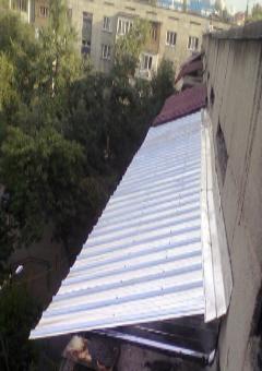 Крыша на балкон последнего этажа - фото 2