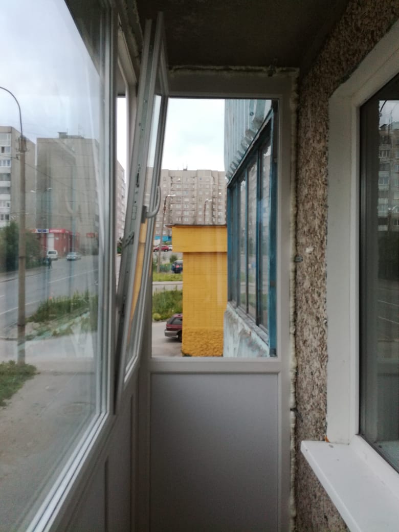 Холодное остекление балкона в доме  II-49 - фото 4